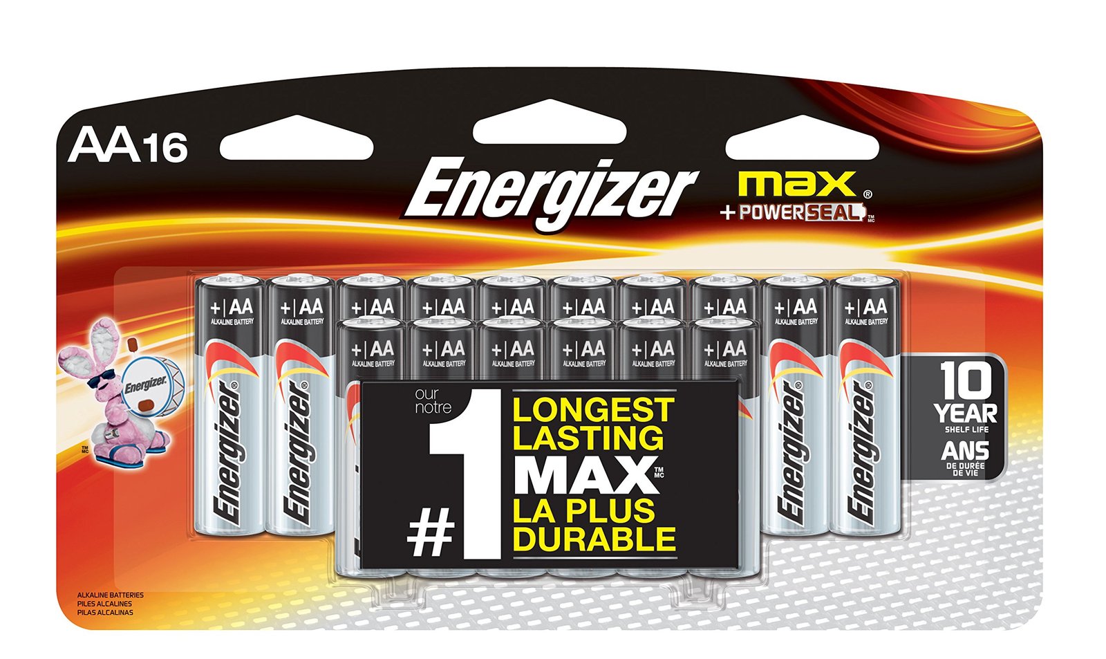 Energizer Max AA Batteries (16 Pack)/12pk