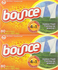 Bounce Outdoor Fresh Dryer Sheets, 80 Sheets — 9 Per Case