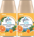 Glade Coastal Sunshine Citrus Automatic Spray Refills, 6.2 oz — 3 Per Case