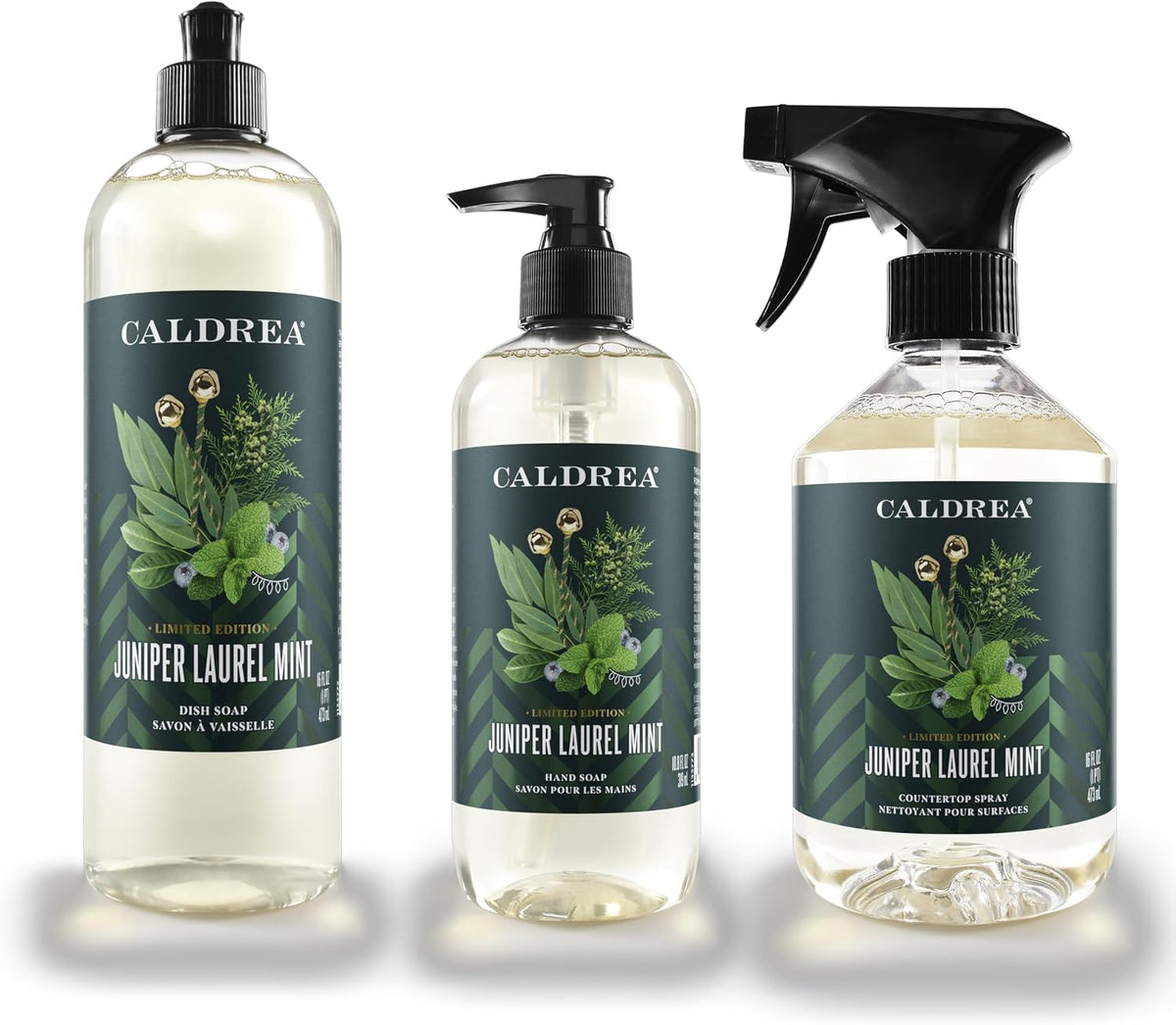 Caldrea Dish Soap - Juniper Laurel Mint — 6 Per Case