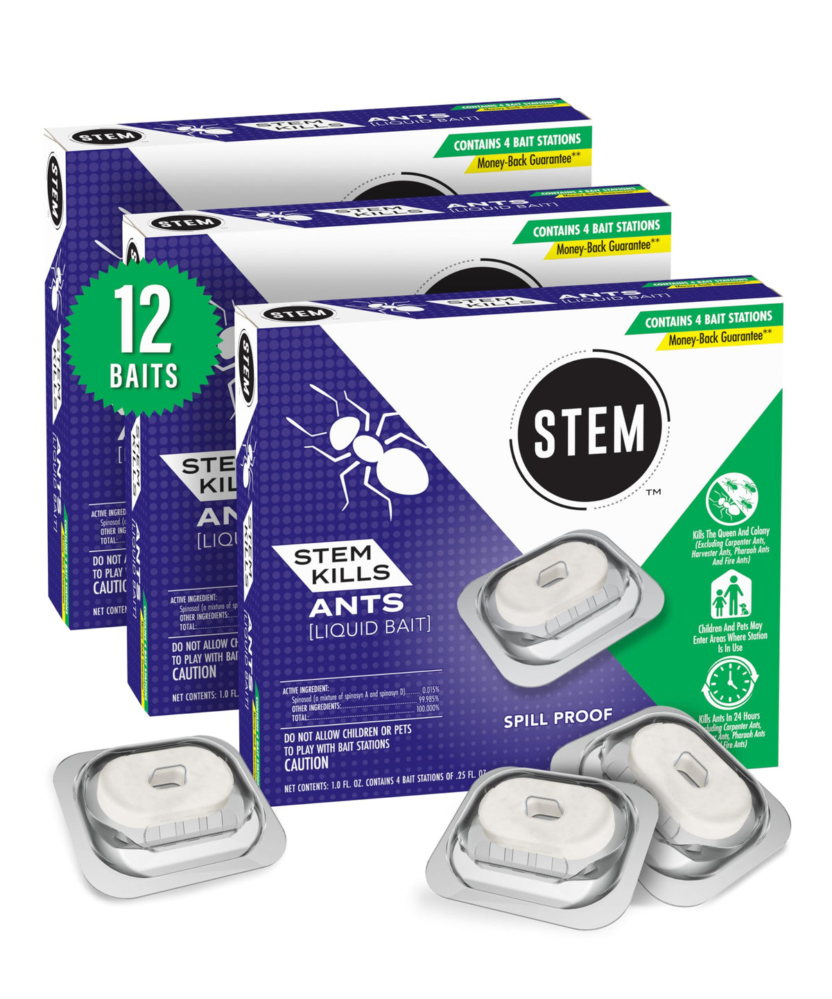 STEM Liquid Ant Baits, 4 ct — 12 Per Case