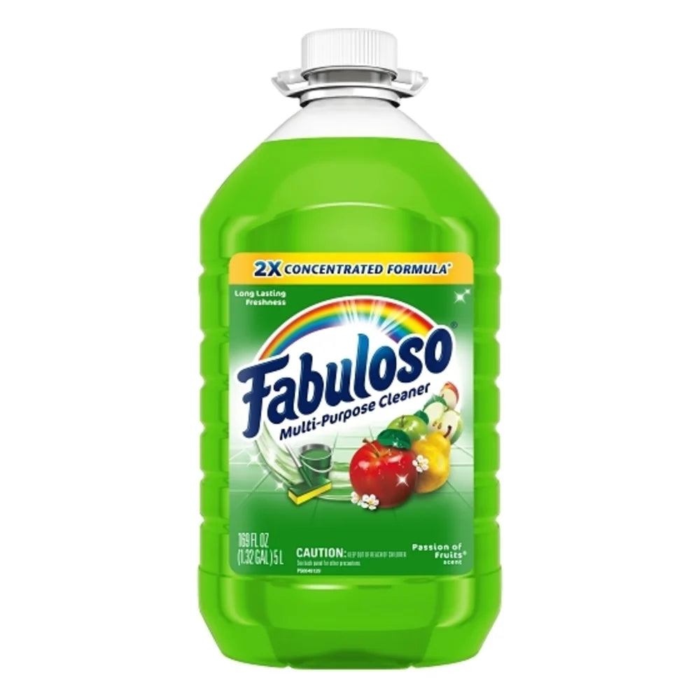 Fabuloso Regular Bucket Diluted Passion Fruit Cleaner, 169 Fluid Ounce — 3 Per Case
