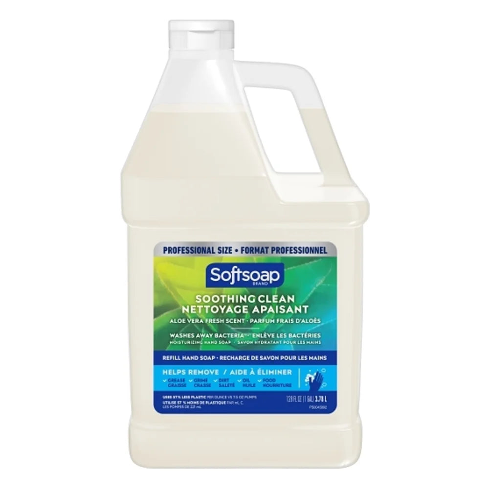 Softsoap Liquid Hand Wash Soothing Aloe Vera, 128 Ounce — 4 Per Case
