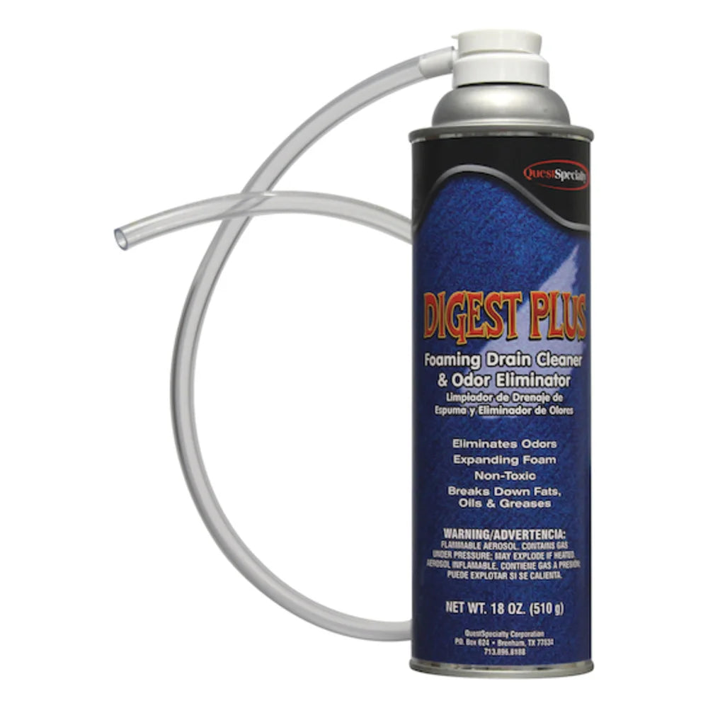 Digest Plus Foaming Drain Cleaner Odor Eliminator, 18 Ounce — 12 Per Case