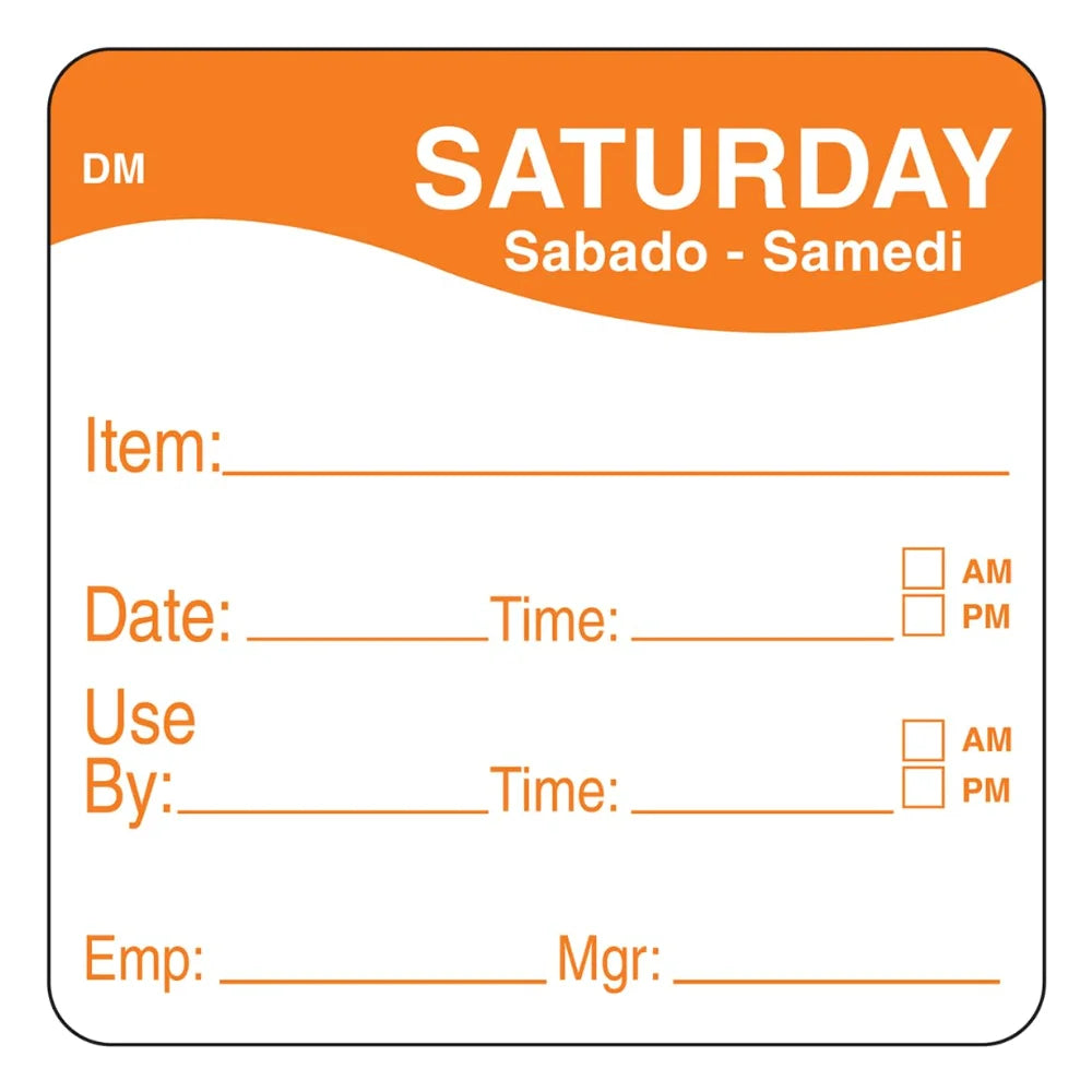 Daymark 2" X 2" Label Saltillo, 250 Count — 12 Per Case