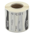 Daymark Dissolvemark-Dissolvable Adhesive 2 Inch X 2 Inch Rectangle Sunday Shelf Life Label, 250 Count — 12 Per Case