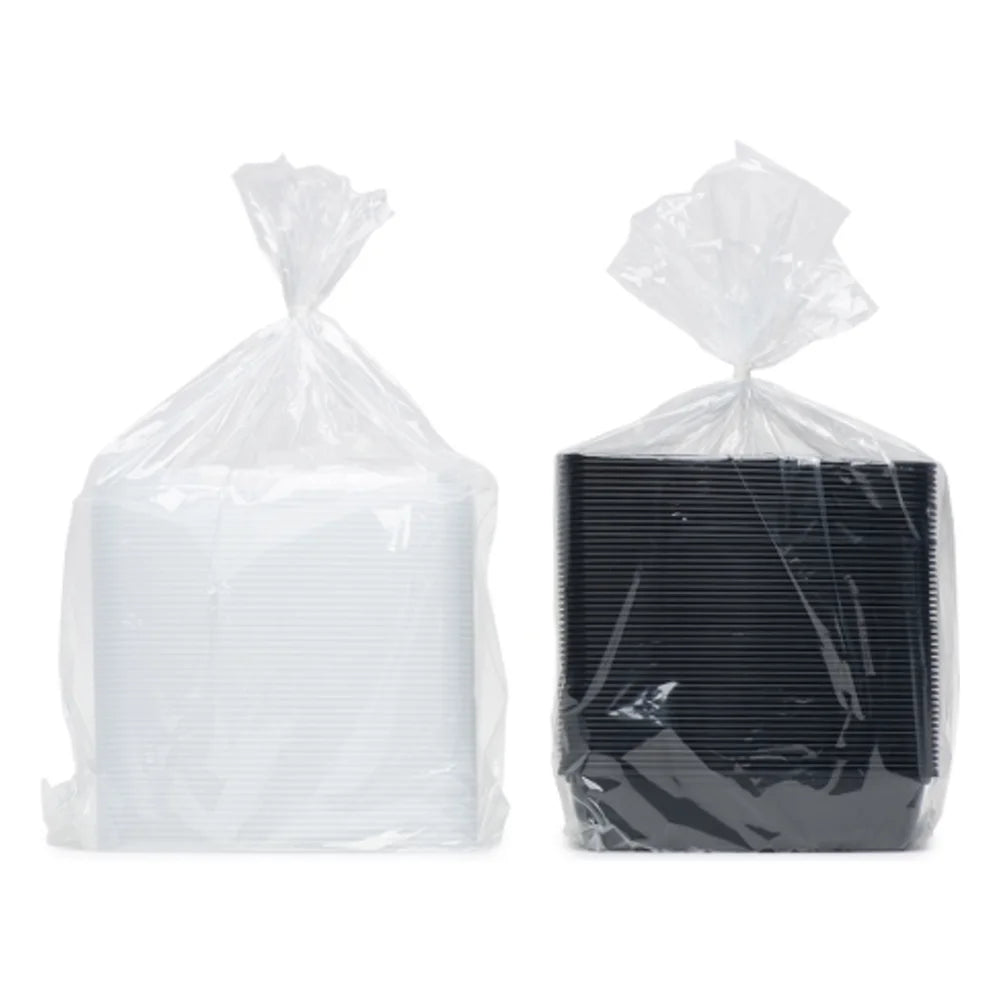 Cubeware Rectangular Black & Clear Vented Lid, 56 Ounce — 1 Per Case