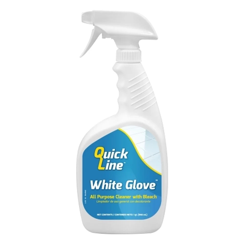 Quickline White Glove Spray And Wipe Cleaner, 32 Ounce — 6 Per Case