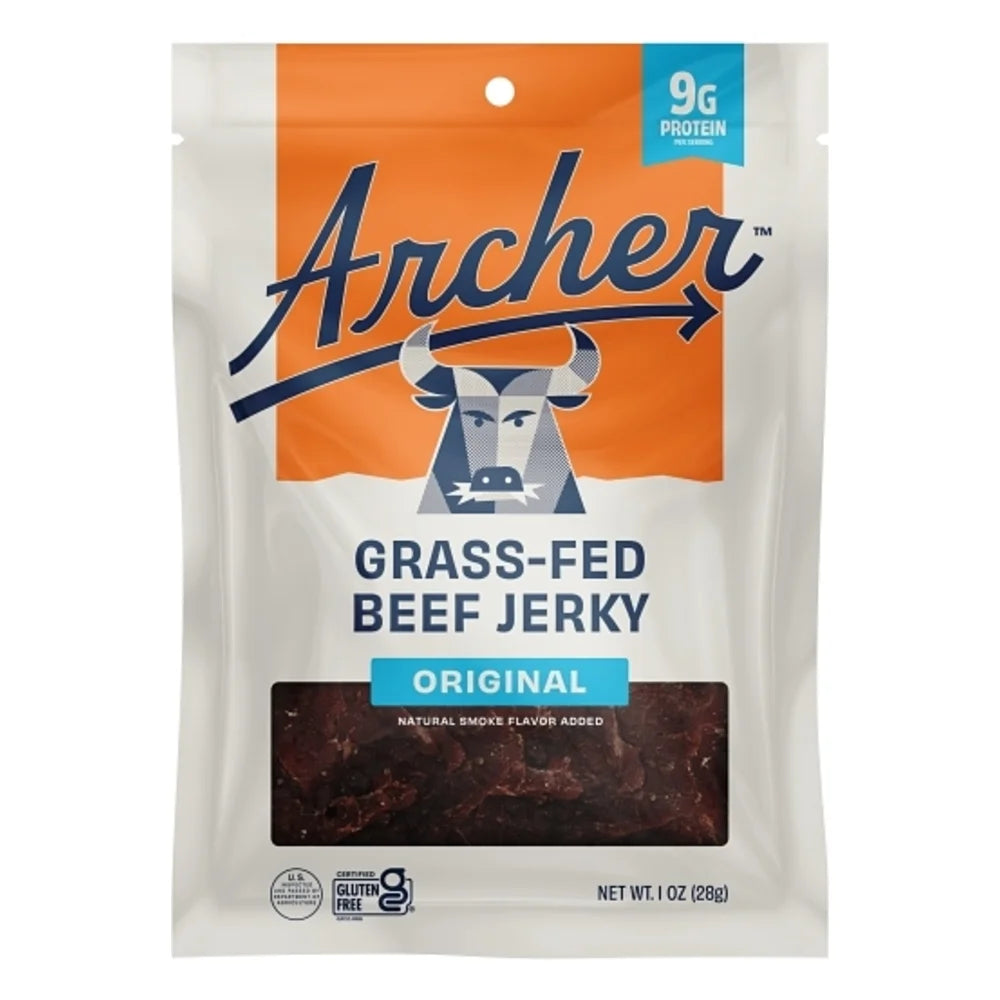 Archer Original Grass-Fed Beef Jerky, 1 Ounce — 72 Per Case