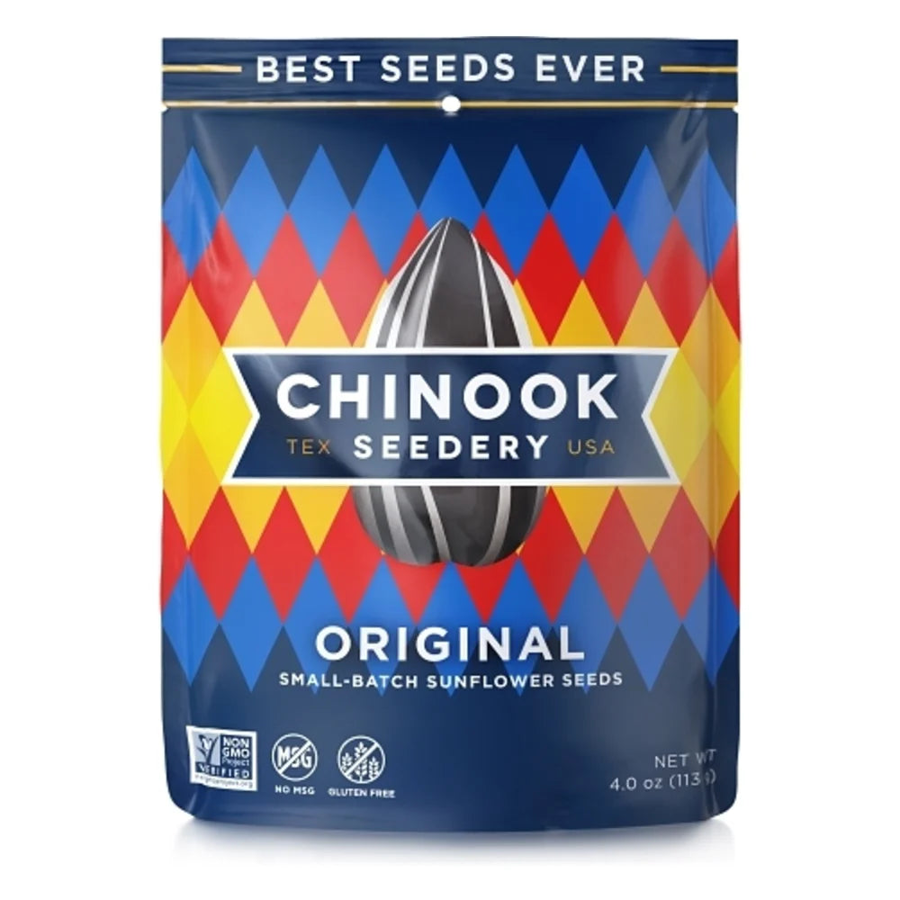 Chinook Seedery Original Sunflower Seeds, 4 Ounce — 12 Per Case