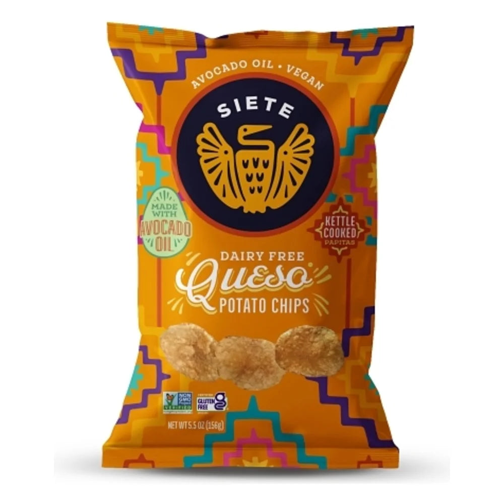 Siete Queso Potato Chips, 5.5 Ounce — 6 Per Case