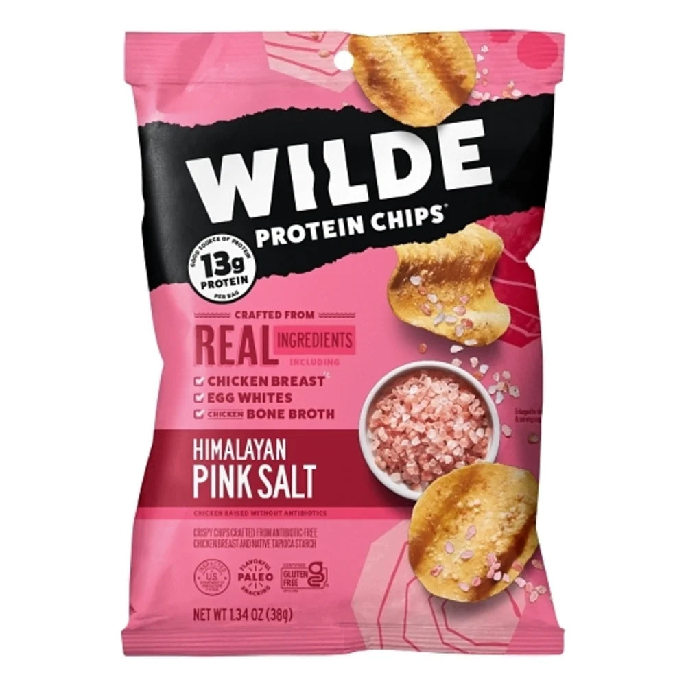 Wilde Protein Chips Himalayan Pink Salt, 1.34 Ounce — 8 Per Case