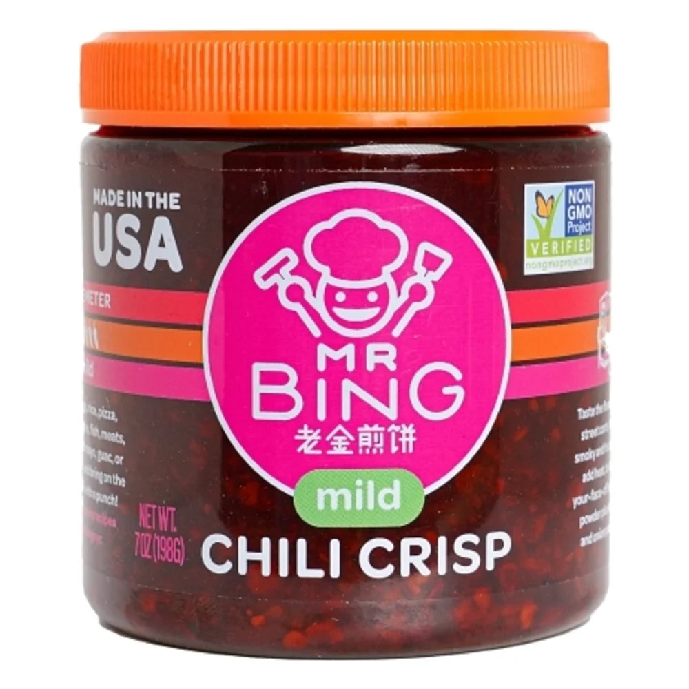 Mr Bing Mild Chili Crisp, 7 Ounce — 6 Per Case