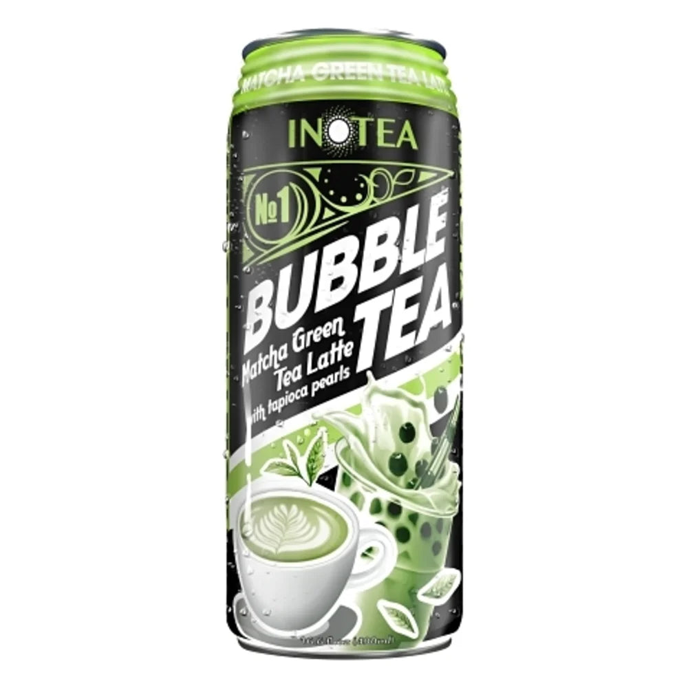 Inotea Matcha Green Tea Latte, 16.6 Ounce — 12 Per Case