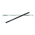 StrawFish 10.25" Giant Straw Wrapped Black Biodegradable, 500 Count — 10 Per Case