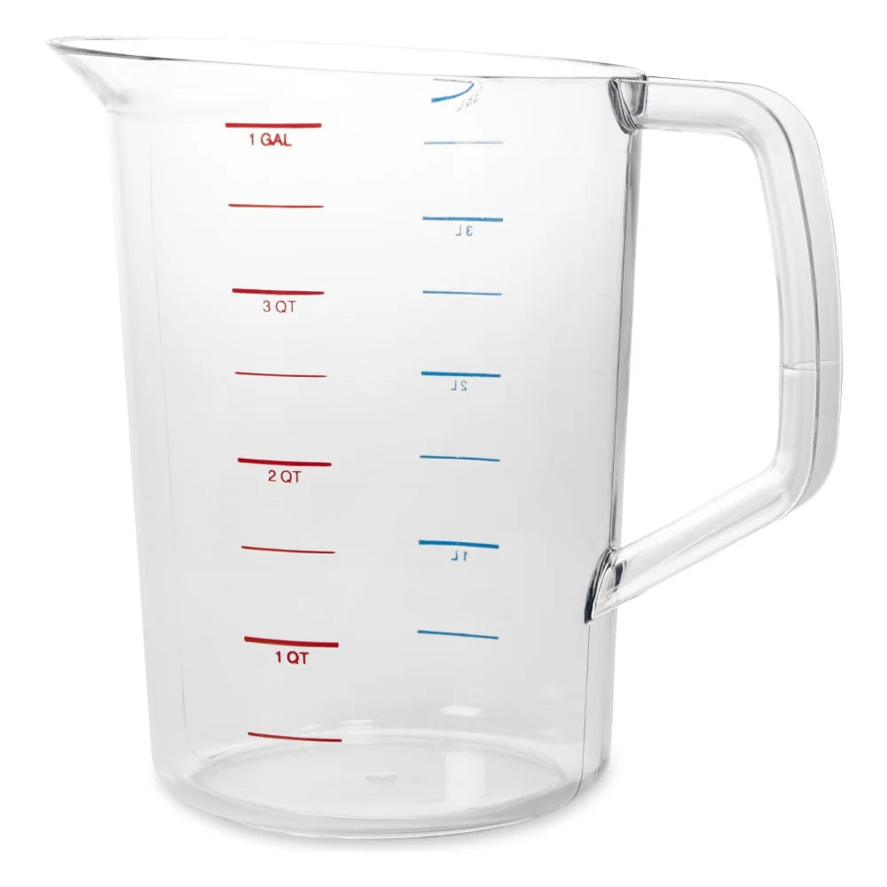 Rubbermaid Commercial Products Measuring Cup 4 Quart Clear — 1 Per Case