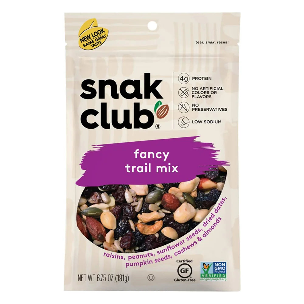 Snak Club Fancy Trail Mix, 6.75 Ounce — 6 Per Case