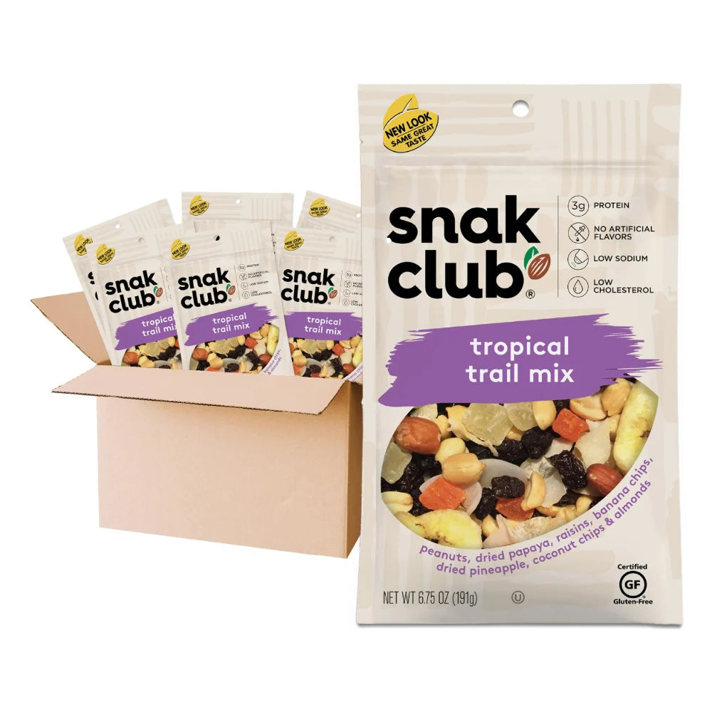 Snak Club Tropical Mix, 6.75 Ounce — 6 Per Case