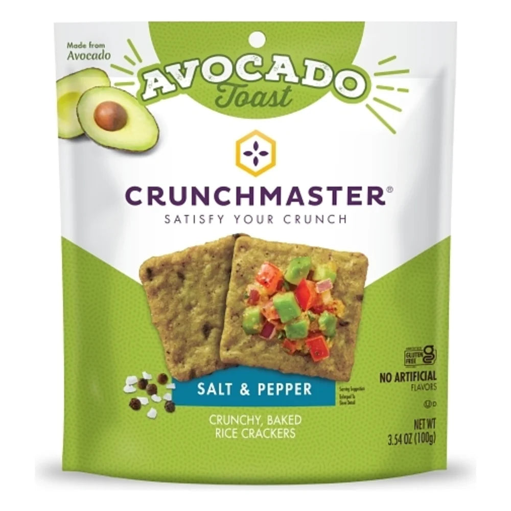 Crunchmaster Multi Seed Avocado Toast, 3.54 Ounce — 12 Per Case