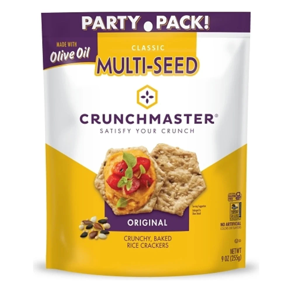 Crunchmaster Party Pack Original, 9 Ounce — 12 Per Case