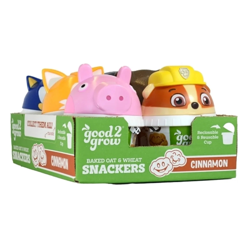 Good2Grow Cinnamon Oat & Wheat Biscuits Toddler Snack Cup, 2.1 Ounce — 6 Per Case