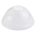 World Centric Ingeo Compostable Clear Dome Lid, 9 Quart-24 Ounce — 10 Per Case