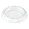 World Centric Ingeo Compostable Clear Souffle Bowl Clear Flat Lid, 2 Ounce — 20 Per Case