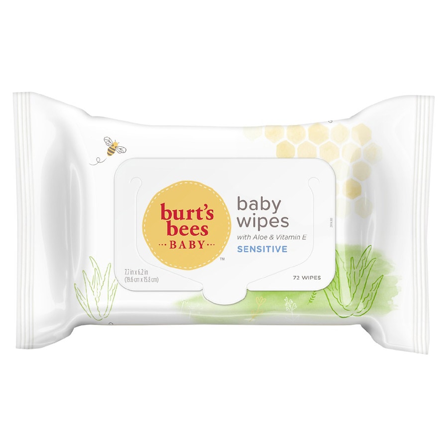 Burt's Bees Baby Wipes 72 ct — Case of 6