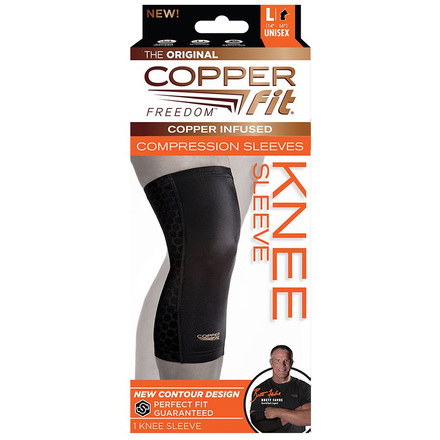 Copper Fit Comp Knee Sleeve Xlg — Case of 12