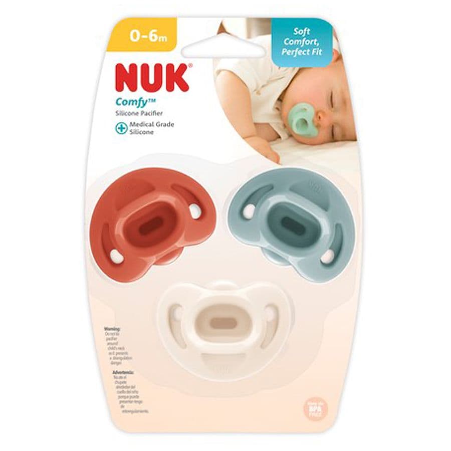 Nuk Compfy Paci 3 pk — Case of 12