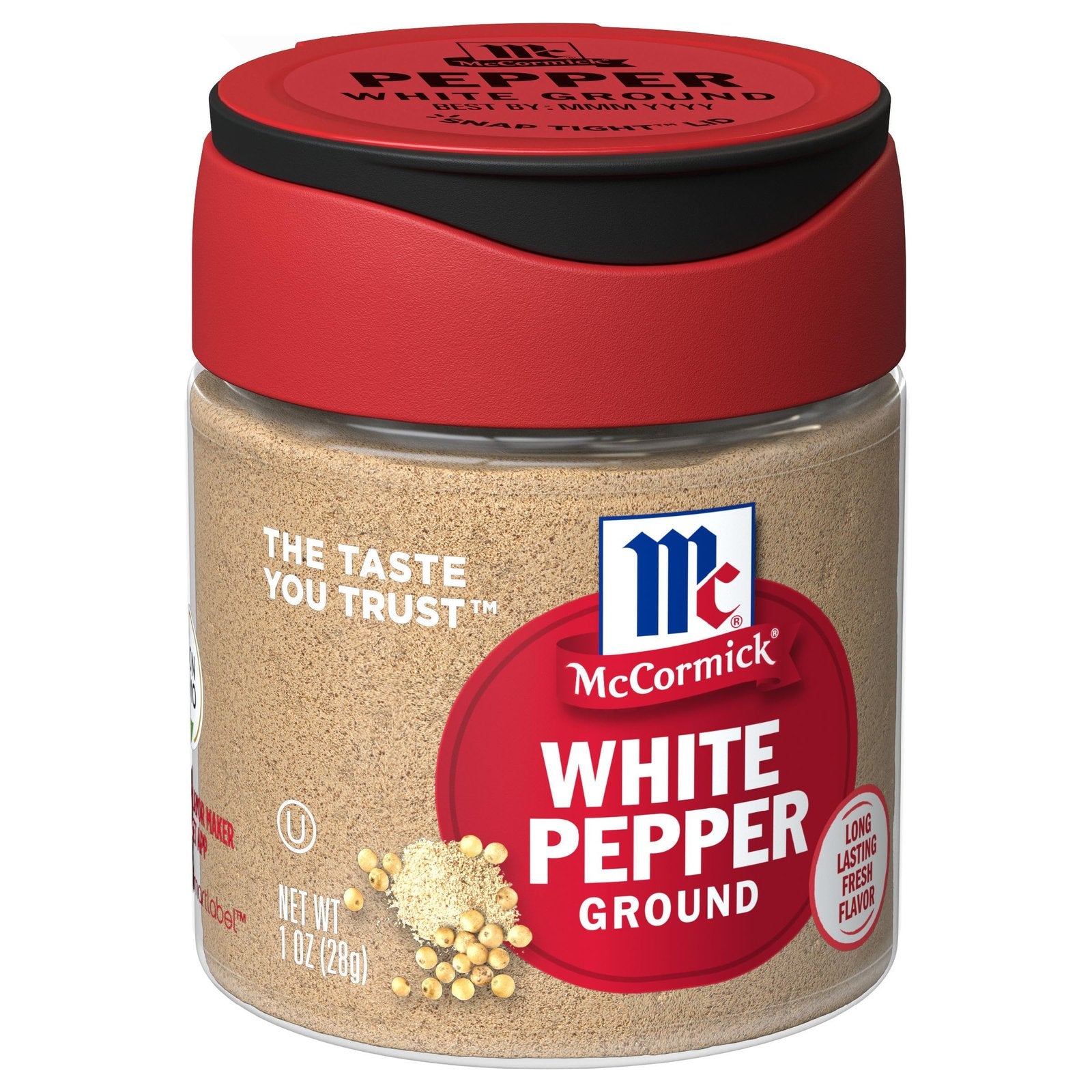 McCormick Ground White Pepper (1 oz)/72pk