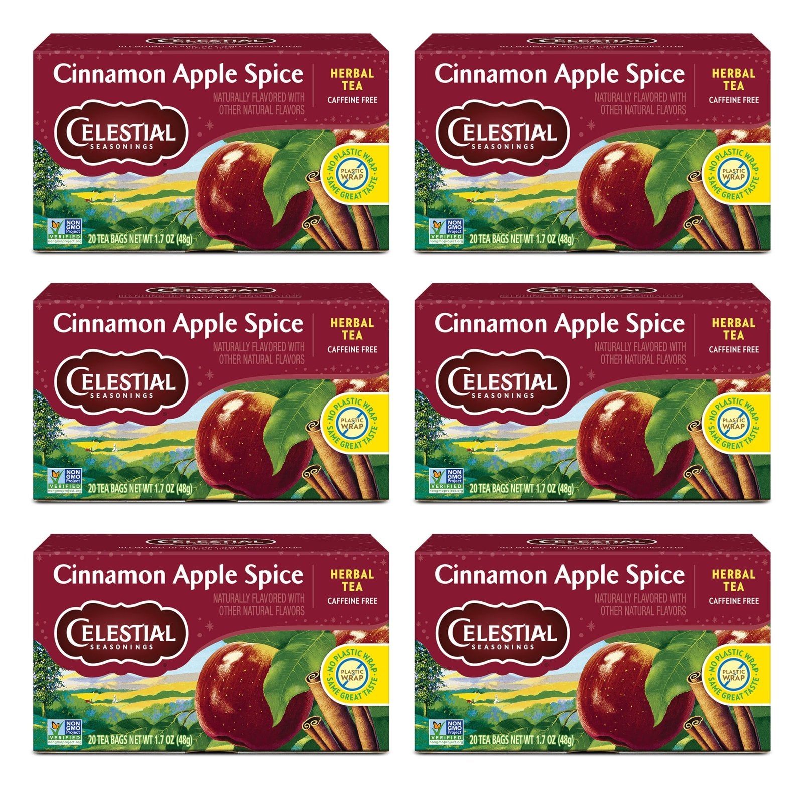 Celestial Seasonings Herbal Tea (20 Bags)/6pk