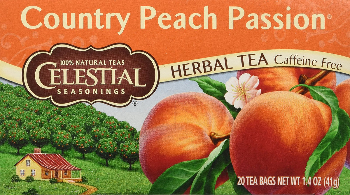 Celestial Seasonings Herbal Tea Peach Passion (2 Pack)/6pk