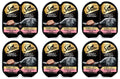 Sheba Perfect Portions Cat Food Salmon Cuts in Gravy (2.6 oz, 6 Pack)/24pk