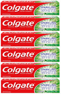 Colgate Sparkling White Whitening Toothpaste, Mint (8 oz, 6 Pack)/24pk