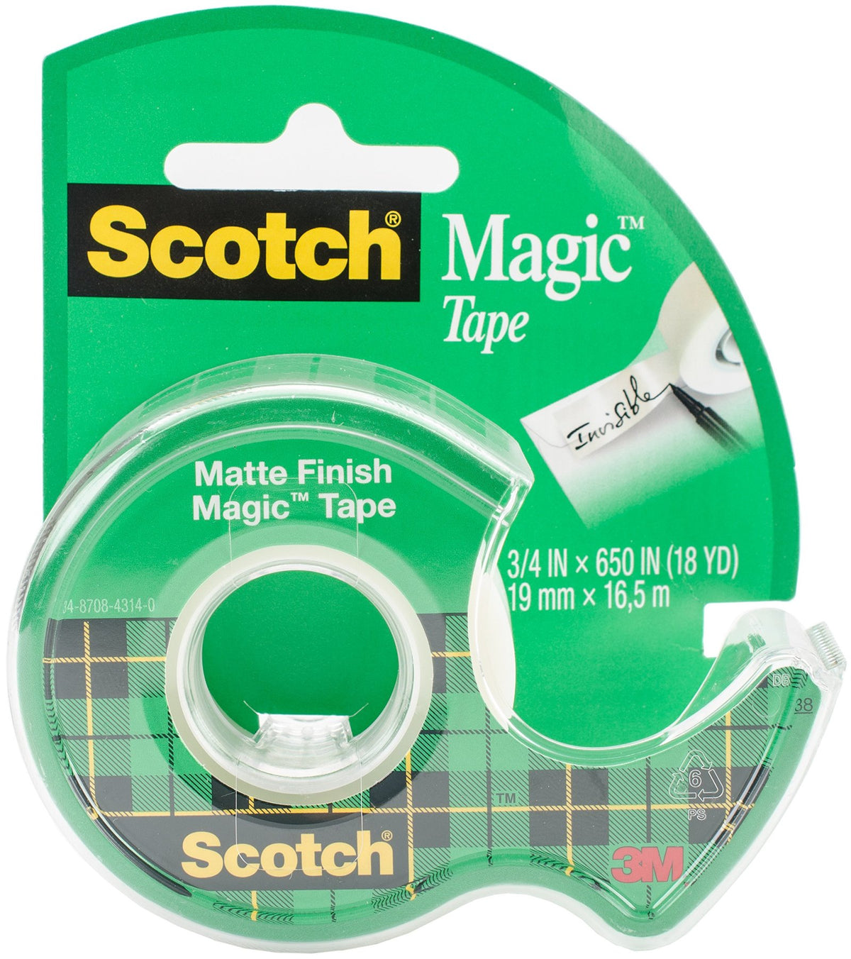 Scotch Magic Tape (650 Inch)/144pk
