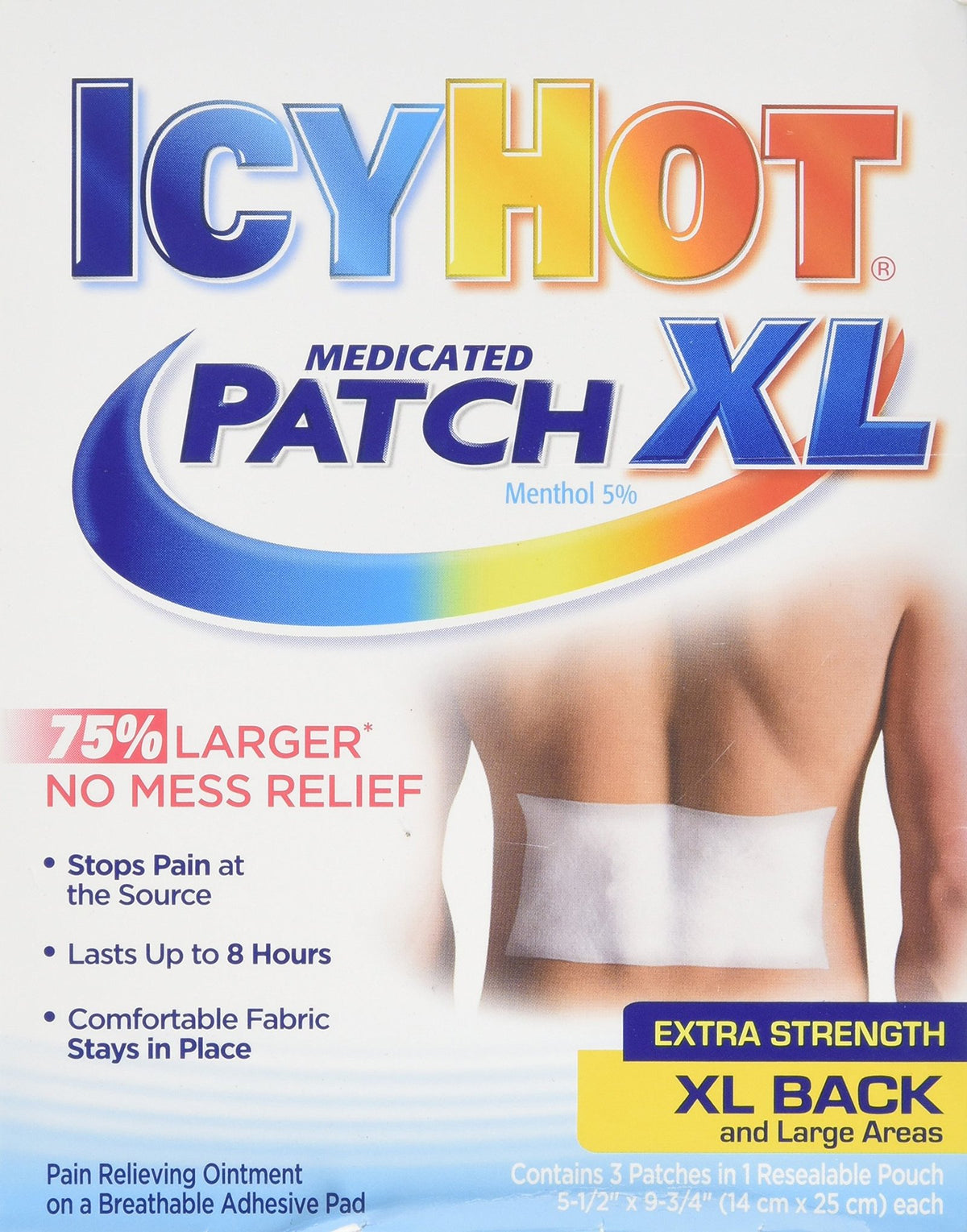 Icy Hot Patches (3 Count)/24pk