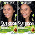 Garnier Nutrisse Hair Color Blackest Black (2 ct)/12pk