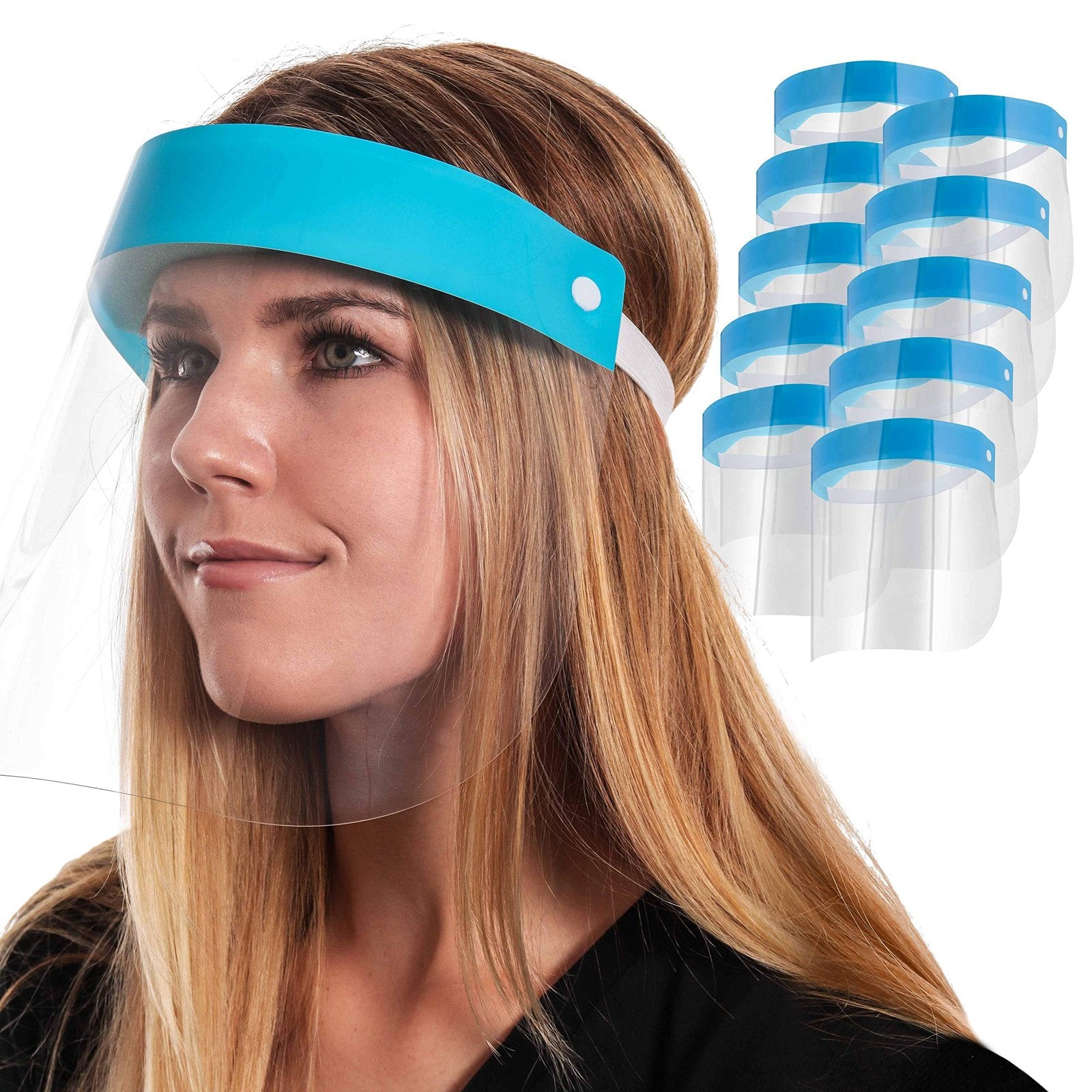 TCP Global Face Shields Ultra Clear (Safety, Multi-Pack)/100pk