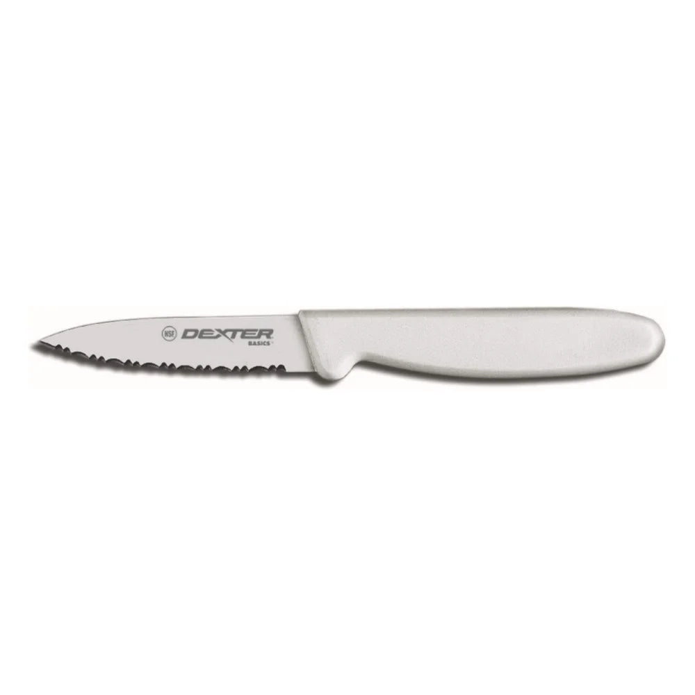 Dexter Basics Tapered Scalloped Parer Knife, 3 1/8" — 1 Per Case