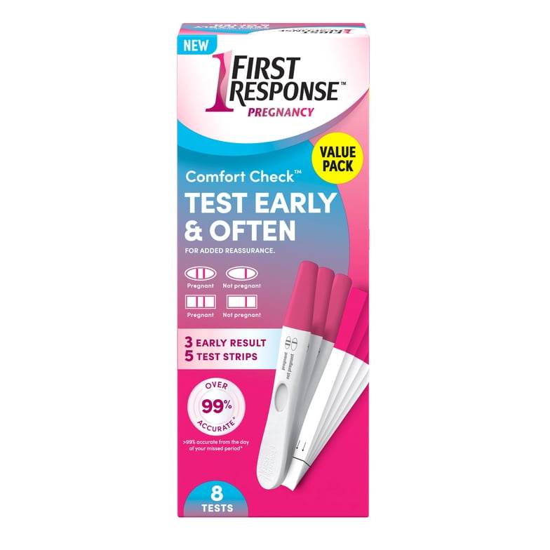 First Response Comfort Check Test, 8 Count — 12 Per Case