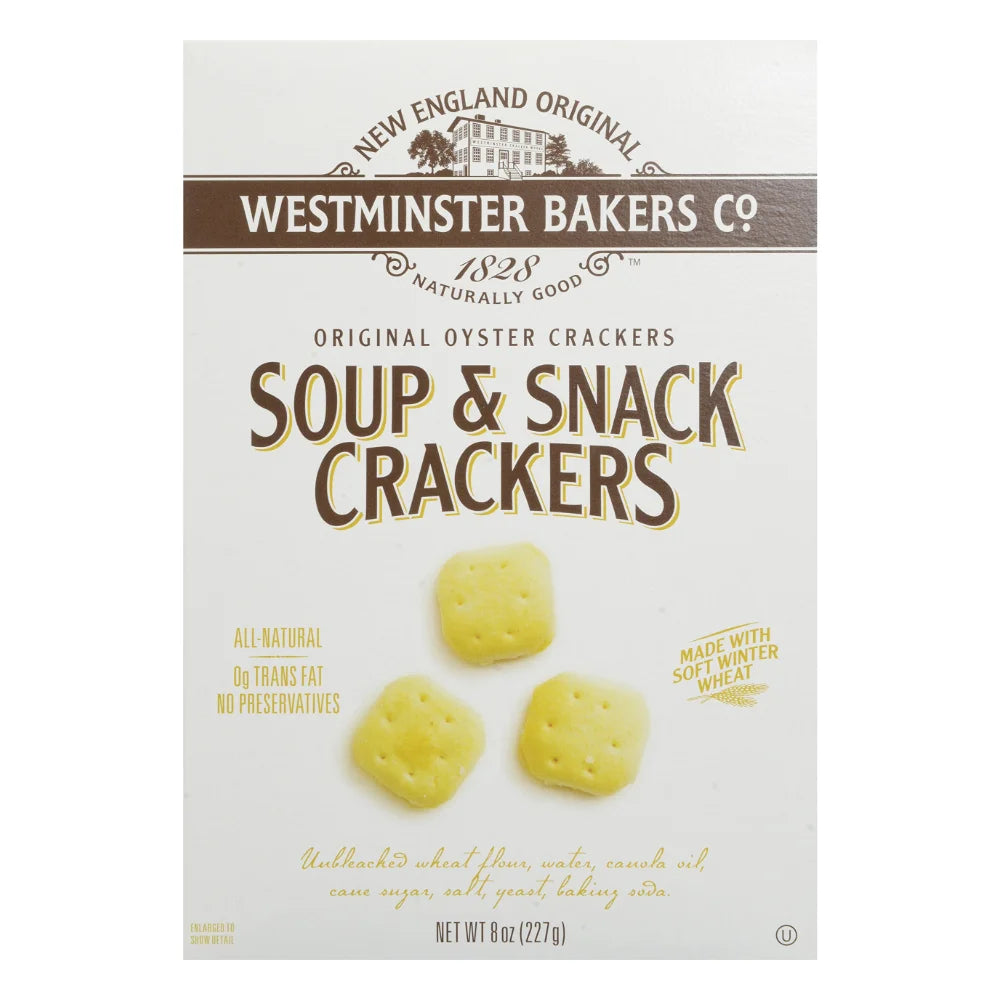 Westminster Crackers Soup And Snack Crackers, 8 Ounce — 12 Per Case
