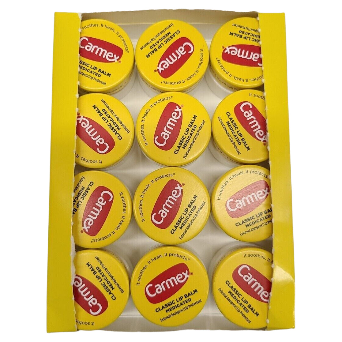 Carmex Lip Balm Jar Not Carded, 0.25 oz — 360 Per Case