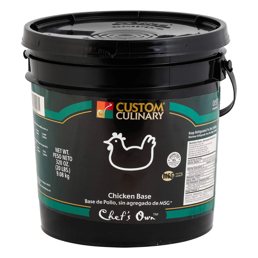 Master's Touch Chicken Base Paste, No Msg Added, 20 Pound — 1 Per Case