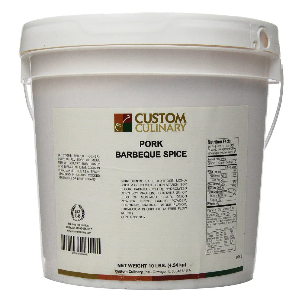 Chef's Own Pork Barbecue Spice, 10 Pound — 1 Per Case