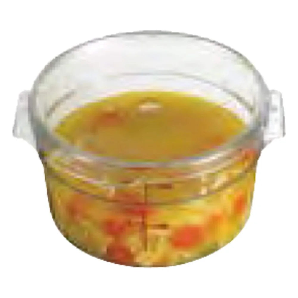 Cambro Camwear Clear Round Lid For 1 Quart — 1 Per Case