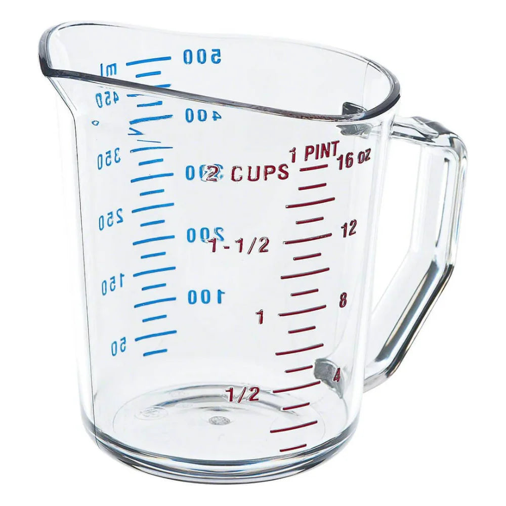 Cambro Clear Plastic 1 Pint Measuring Cup — 1 Per Case