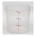 Cambro Round Translucent Measuring Storage Container, 6 Quart — 12 Per Case