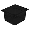 Cambro Camwear Black Food Pan 1/6 X 4" — 1 Per Case