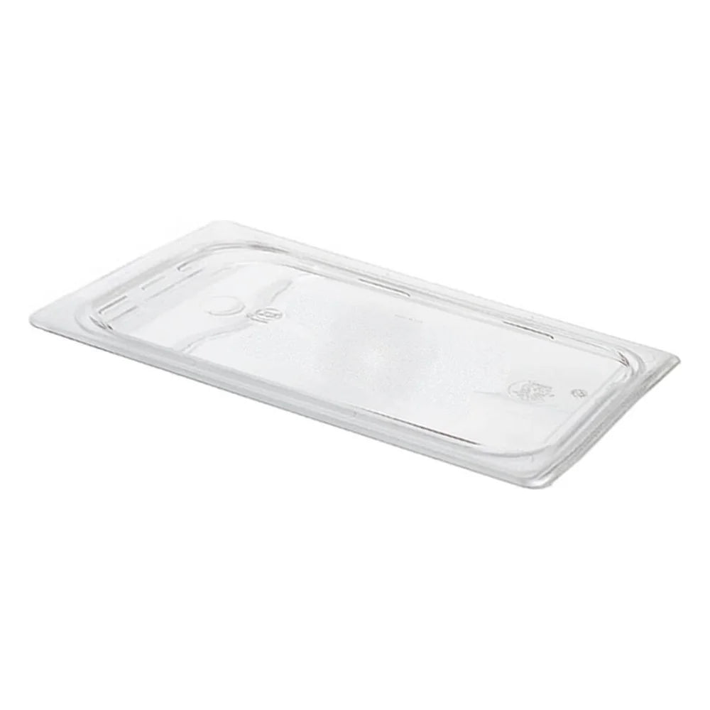 Cambro Camwear 1/3 Flat Clear Food Pan Lid — 1 Per Case